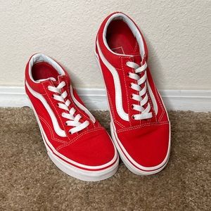 red old school vans